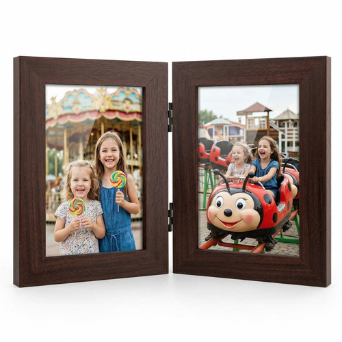 4x6 brown collage picture - brown,