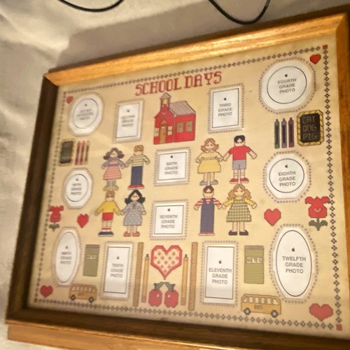 School days wood - days,